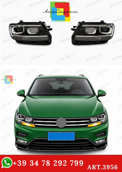 🔥ART.3956 FARI ANTERIORI PER VW TIGUAN 2016-2019 d5s XENON🔥