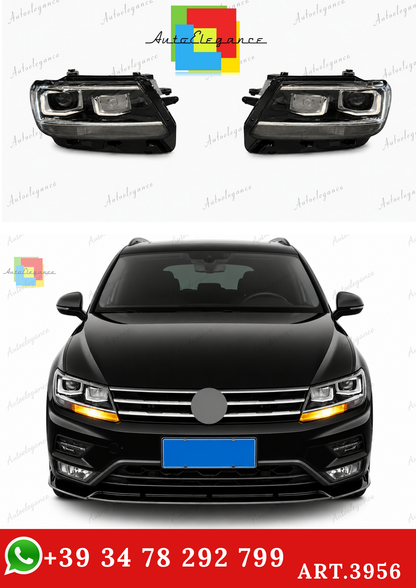 🔥ART.3956 FARI ANTERIORI PER VW TIGUAN 2016-2019 d5s XENON🔥