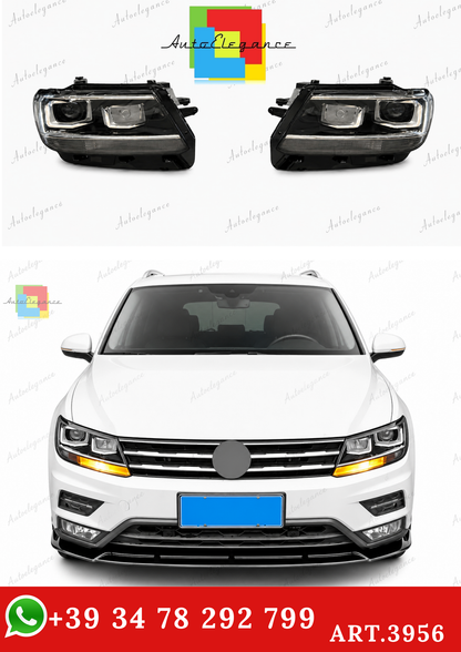 🔥ART.3956 FARI ANTERIORI PER VW TIGUAN 2016-2019 d5s XENON🔥