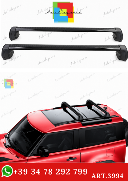 🔥ART.3994 BARRE PORTATUTTO IN ALLUMINIO LAND ROVER DEFENDER 90 L663 DA 19 🔥
