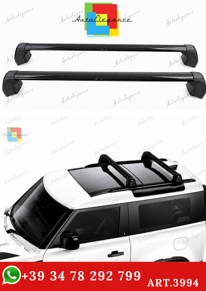 🔥ART.3994 BARRE PORTATUTTO IN ALLUMINIO LAND ROVER DEFENDER 90 L663 DA 19 🔥