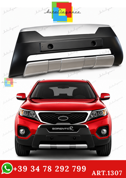 🔥ART.1307 KIT SOTTO PARAURTI ADATTO PER KIA SORENTO 2010-2014 ANTERIORE 🔥
