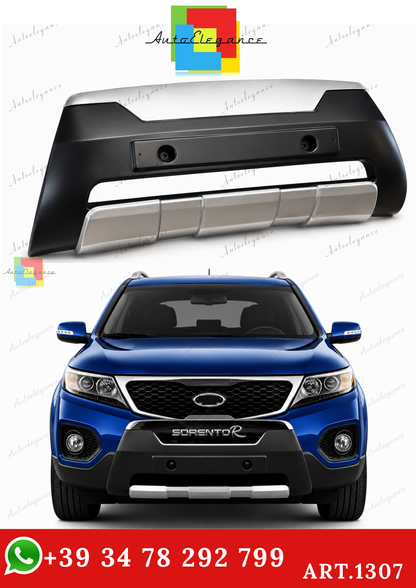 🔥ART.1307 KIT SOTTO PARAURTI ADATTO PER KIA SORENTO 2010-2014 ANTERIORE 🔥