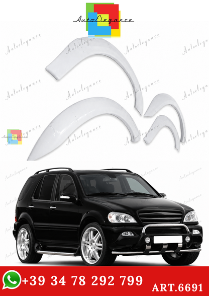 🔥ART.6691  PARAFANGHI ALLARGATI ADATTO PER MERCEDES ML W163 GREZZO🔥