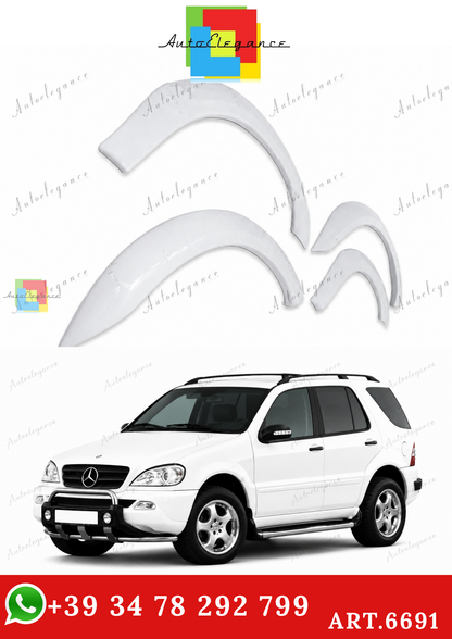 🔥ART.6691  PARAFANGHI ALLARGATI ADATTO PER MERCEDES ML W163 GREZZO🔥