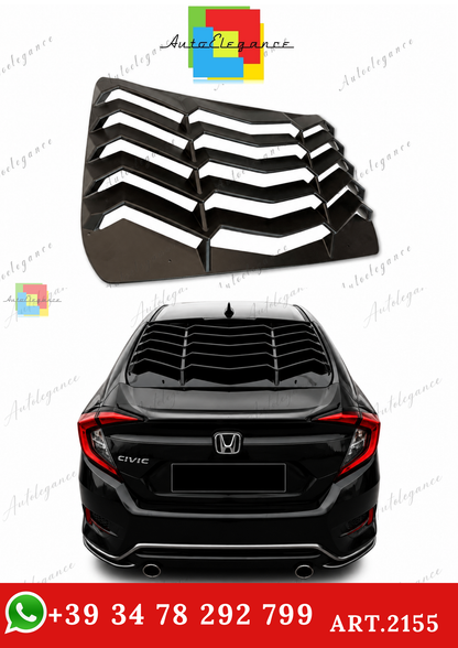 🔥ART.2155 GRIGLIA PER LUNOTTO POSTERIORE HONDA CIVIC FC5 NERO OPACO IN ABS🔥