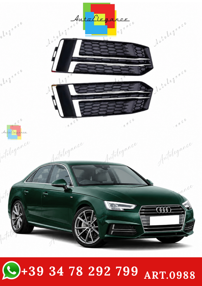 🔥ART.0988 GRIGLIE FENDINEBBIA PER AUDI A4 B9 15-19 SLINE S4 LOOK SPORT RS4🔥