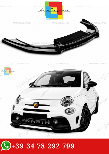 🔥SPLITTER ANTERIORE ADATTO PER ABARTH 595 Mk1 FACELIFT🔥