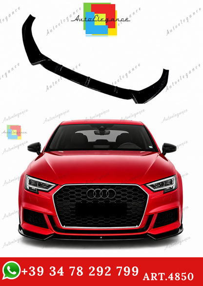 🔥ART.4850 SPLITTER ADATTO PER AUDI S3 A3 8V FL S-LINE 2017-2020🔥
