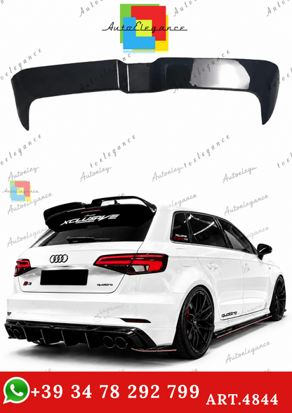 🔥ART.4844 SPOILER ADATTO PER AUDI A3 S LINE S3 2013-2020🔥