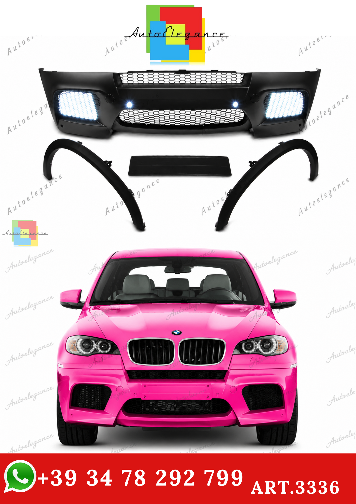 ART.3336 BODYKIT ADATTO PER BMW X5 E70 04.10-13 LCI