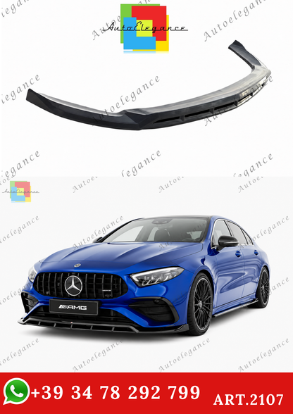 🔥ART.2107 SPLITTER PER MERCEDES CLASSE A W177 2024+ NERO LUCIDO (4 PEZZI)🔥