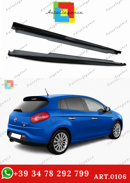🔥ART.0106 COPPIA MINIGONNE LATERALI FIAT BRAVO II SOTTOPORTA SPORT ABS🔥