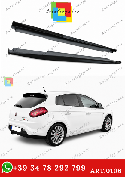 🔥ART.0106 COPPIA MINIGONNE LATERALI FIAT BRAVO II SOTTOPORTA SPORT ABS🔥