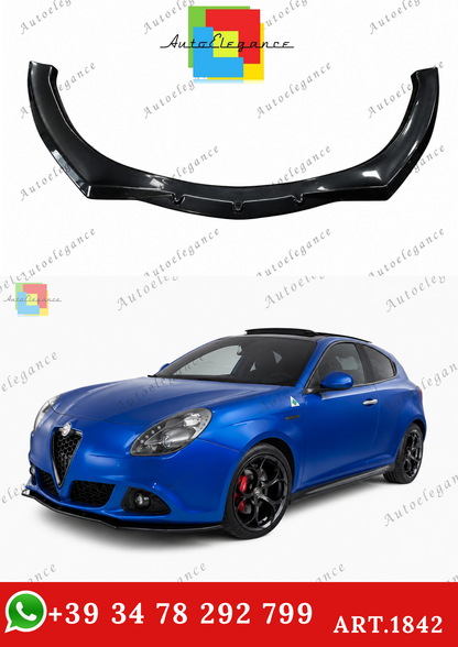 🔥ART.1842 SPLITTER ADATTO PER ALFA ROMEO GIULIETTA 2010-2020 NERO LUCIDO🔥