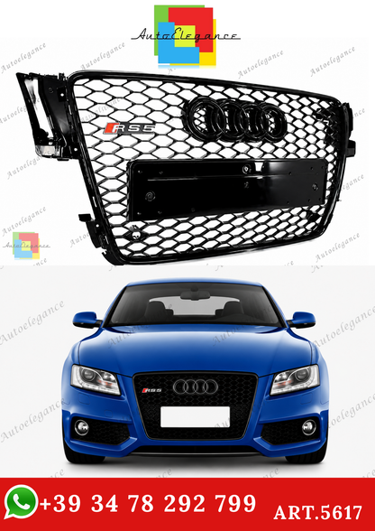 🔥ART.5617 GRIGLIA ANTERIORE RS5 A NIDO D’APE PER AUDI A5 / S5 8T 2007–2011🔥