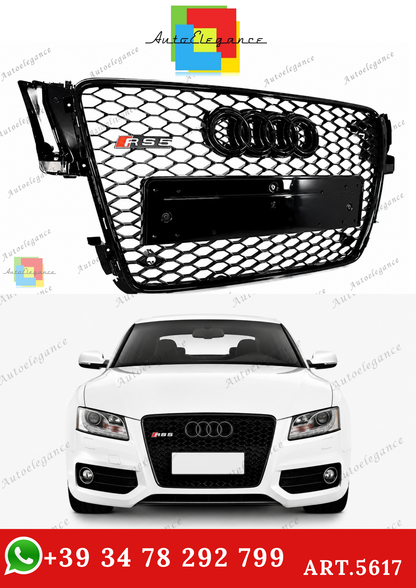 🔥ART.5617 GRIGLIA ANTERIORE RS5 A NIDO D’APE PER AUDI A5 / S5 8T 2007–2011🔥