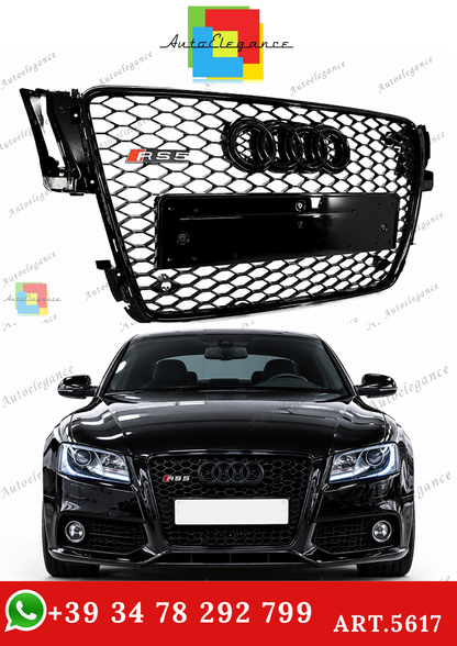 🔥ART.5617 GRIGLIA ANTERIORE RS5 A NIDO D’APE PER AUDI A5 / S5 8T 2007–2011🔥
