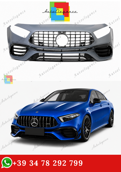 🔥PARAURTI ANTERIORE A45 AMG LOOK 1:1 ADATTO PER MERCEDES CLASSE A W177🔥