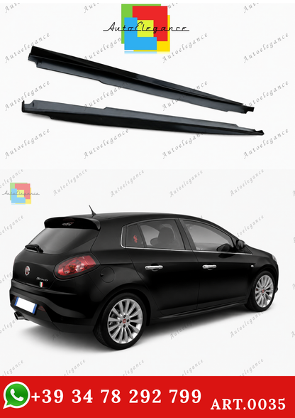 🔥ART.0035 MINIGONNE LATERALI FIAT BRAVO II SOTTOPORTA SPORTIVI SPORT ABS🔥