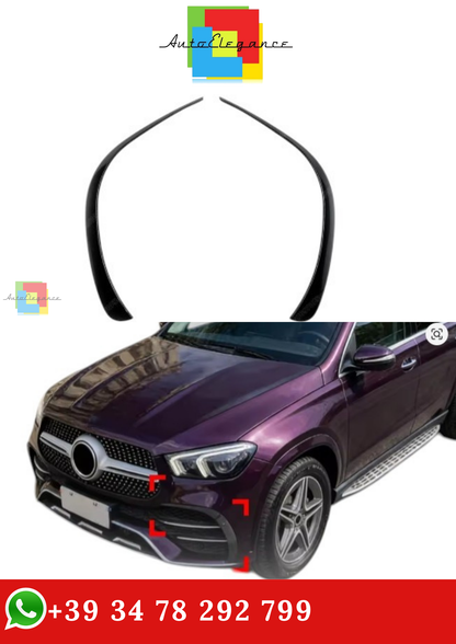 🔥KIT ANTERIORE SPLITTER FENDINEBBIA PER MERCEDES GLE W167 V167 AMG 20-23🔥
