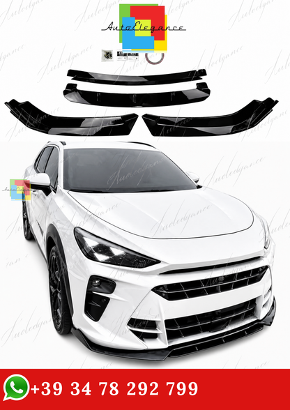 🔥SPLITTER ANTERIORE PER SEAT CUPRA TERRAMAR 24-26 NERO LUCIDO STILE SPORTIVO🔥