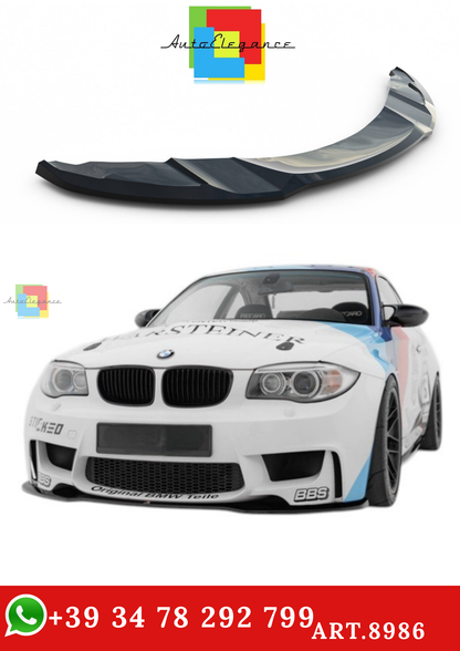 🔥ART.8986 SPLITTER ANTERIORE ADATTO PER BMW SERIE 1 M COUPE E82🔥