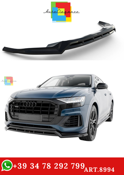 🔥ART.8994 SPLITTER ANTERIORE ADATTO PER AUDI Q8 Mk1🔥