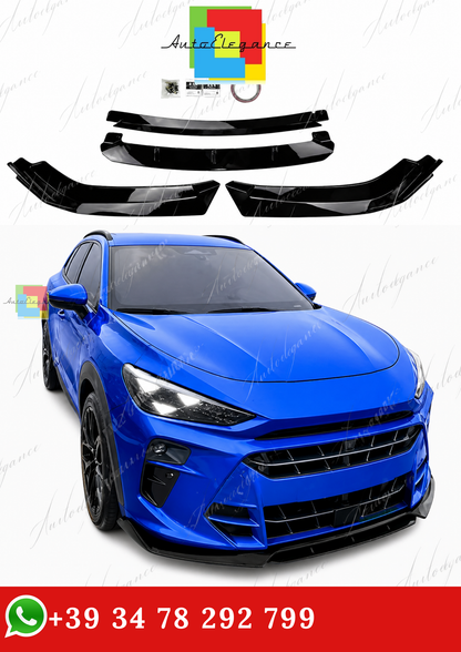 🔥SPLITTER ANTERIORE PER SEAT CUPRA TERRAMAR 24-26 NERO LUCIDO STILE SPORTIVO🔥
