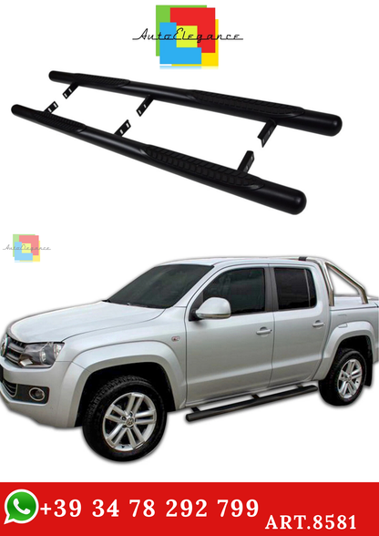 🔥ART.8581 BARRE LATERALI PEDANE INOX ADATTO PER VW AMAROK 2010-2022🔥