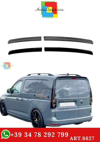 🔥ART.8627 KIT SPOILER TETTO DOPPIA PORTA FIENILE FIBRA DI CARBONIP VW CADDY🔥