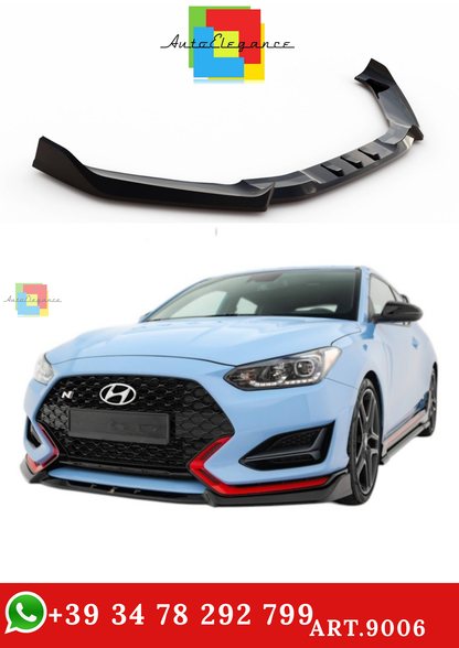 🔥ART.9006 SPLITTER ANTERIORE V.2 ADATTO PER HYUNDAI VELOSTER N Mk2🔥