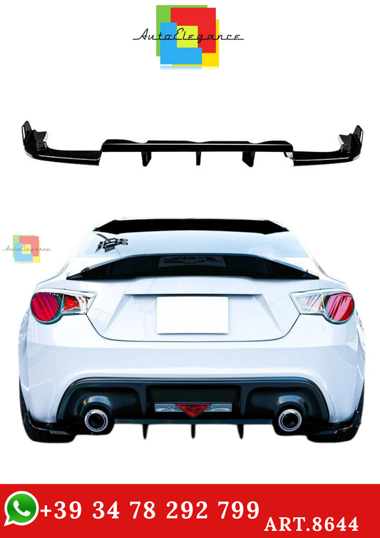 🔥ART.8644 DIFFUSORE POSTERIORE TOYOTA GT86 NERO LUCIDO LABBRO SDOPPIATORE🔥