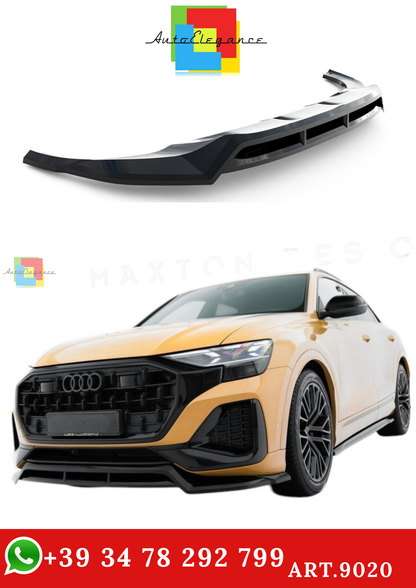 🔥ART.9020 SPLITTER ANTERIORE ADATTO PER AUDI Q8 Mk1 FACELIFT🔥