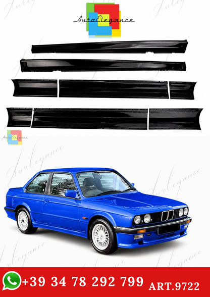 🔥ART.9722 MINIGONNE LATERALI+ PANNELLI PORTA PER BMW 3 COUPE CABRIO 1985-1994🔥
