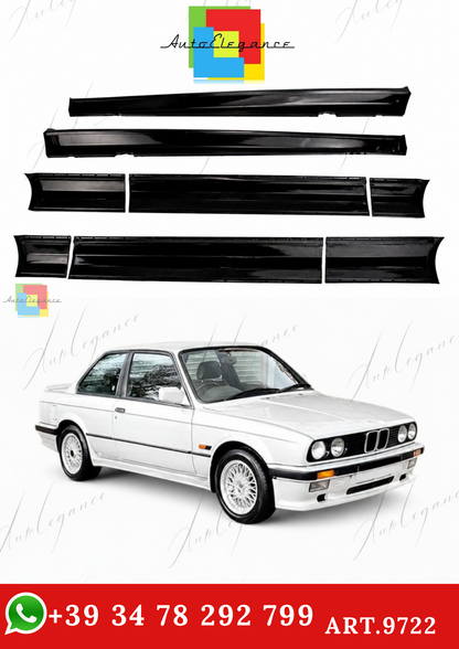 🔥ART.9722 MINIGONNE LATERALI+ PANNELLI PORTA PER BMW 3 COUPE CABRIO 1985-1994🔥