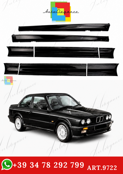 🔥ART.9722 MINIGONNE LATERALI+ PANNELLI PORTA PER BMW 3 COUPE CABRIO 1985-1994🔥