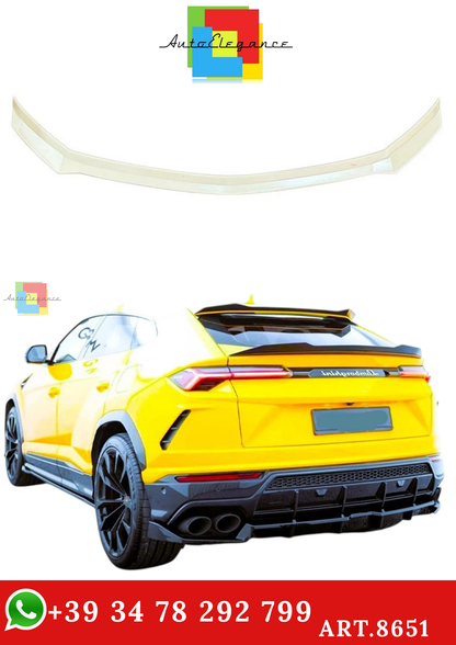 🔥ART.8651 SPOILER TETTO POSTERIORE PER LAMBORGHINI URUS NERO LUCIDO 18+🔥