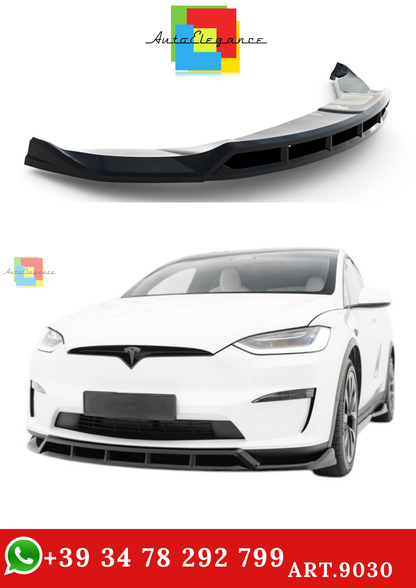 🔥ART.9030 SPLITTER ANTERIORE V.3 ADATTO PER TESLA MODEL X Mk1 FACELIFT🔥