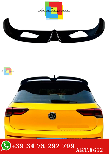 🔥ART.8652 SPOILER POSTERIORE NERO LUCIDO VW Golf MK8 R GTD GTI OETTINGER STYL🔥