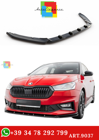 🔥ART.9037 SPLITTER ANTERIORE ADATTO PER SKODA FABIA MONTE CARLO Mk4🔥