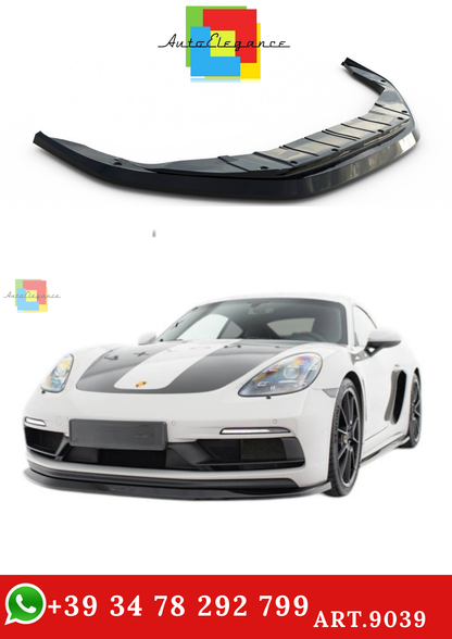 🔥ART.9039 SPLITTER ANTERIORE  V.1 ADATTO PER PORSCHE 718 CAYMAN GTS 982c🔥