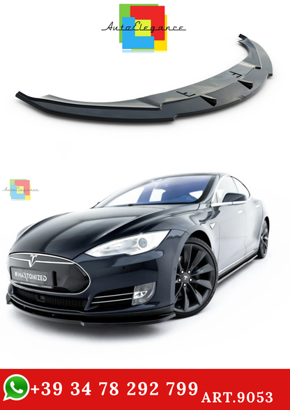 🔥ART.9053 SPLITTER ANTERIORE ADATTO PER V.2 TESLA MODEL S Mk1🔥