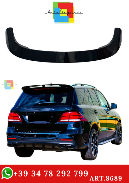 🔥ART.8689 SPOILER TETTO NERO LUCIDO PEE MERCEDES CLASSE GLE W166 2012-2018🔥