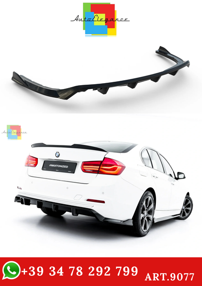 🔥ART.9077  SPLITTER POSTERIORE PER BMW 3 SPORTLINE SEDAN / TOURING F30 / F31🔥