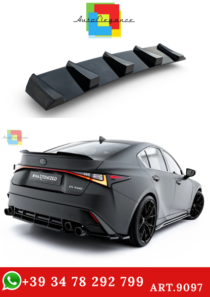 🔥ART.9097 SPLITTER POSTERIORE ADATTO PER LEXUS IS 500 Mk3 FACELIFT 2 (XE30)🔥