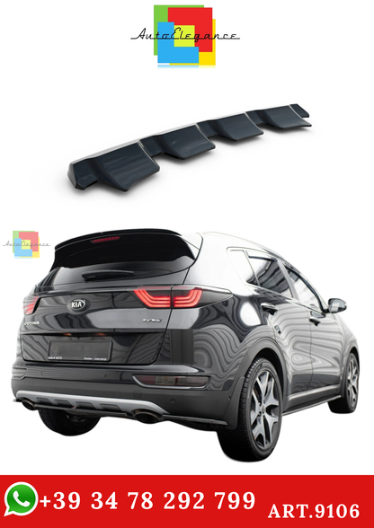 🔥ART.9106 SPLITTER POSTERIORE ADATTO PER KIA SPORTAGE GT-LINE Mk4 2015-2018🔥