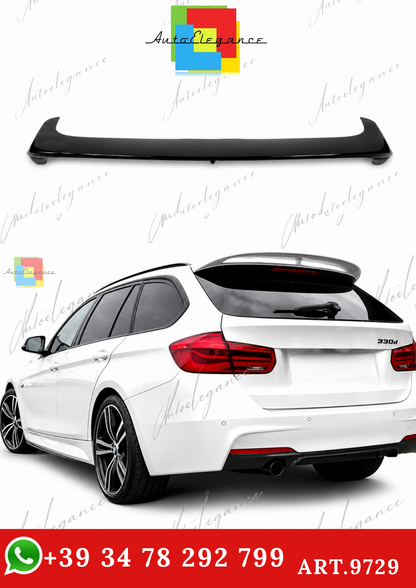 🔥ART.9729 SPOILER POSTERIORE PER TETTO BMW F31 NERO LUCIDO IN ABS / 2012-2018🔥
