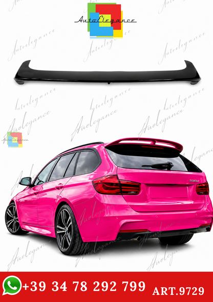 🔥ART.9729 SPOILER POSTERIORE PER TETTO BMW F31 NERO LUCIDO IN ABS / 2012-2018🔥