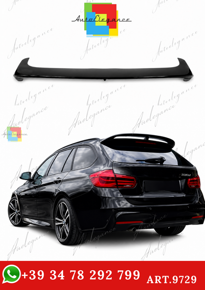 🔥ART.9729 SPOILER POSTERIORE PER TETTO BMW F31 NERO LUCIDO IN ABS / 2012-2018🔥